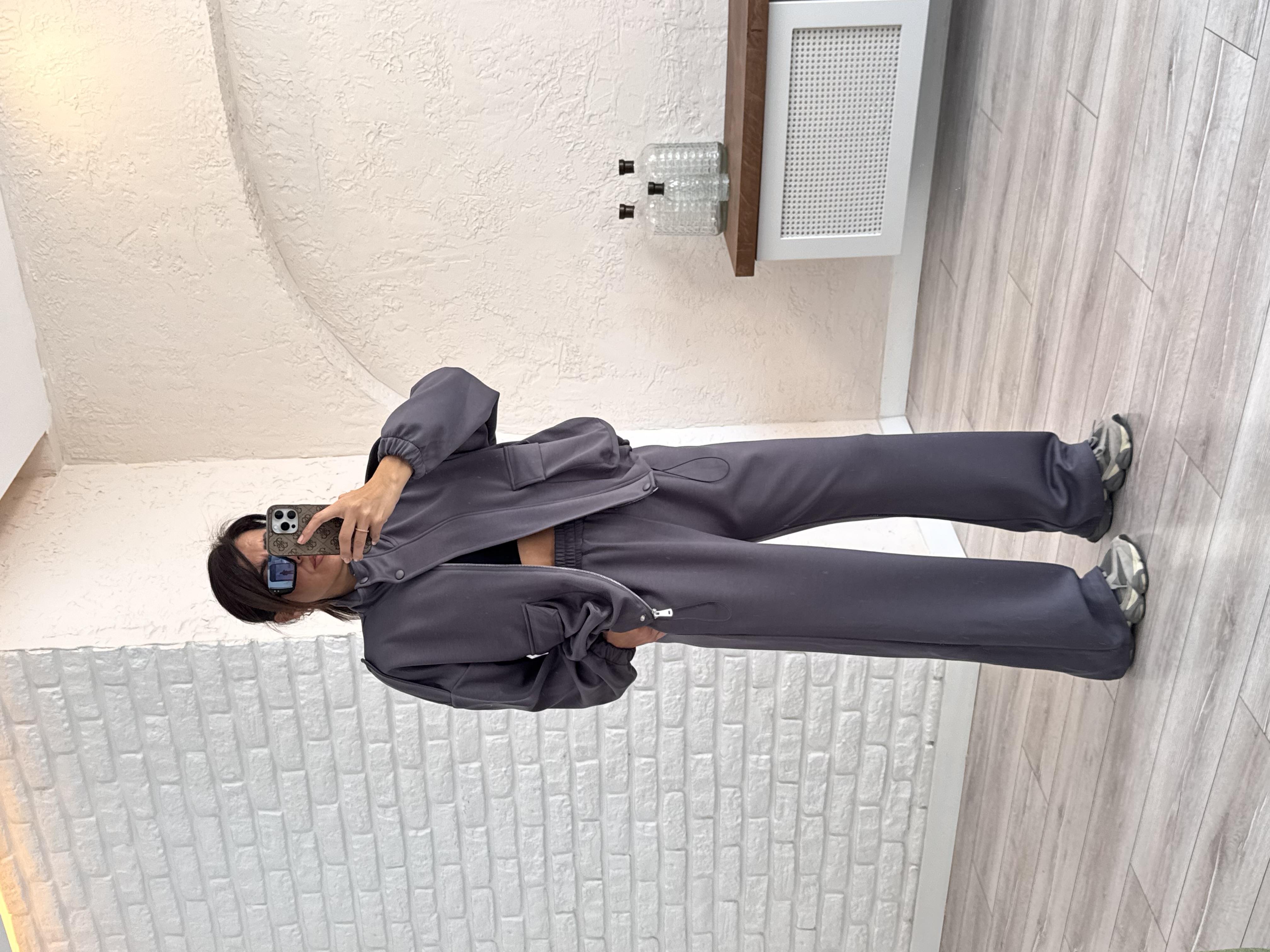 Bomber Ceketli Takım Antrasit