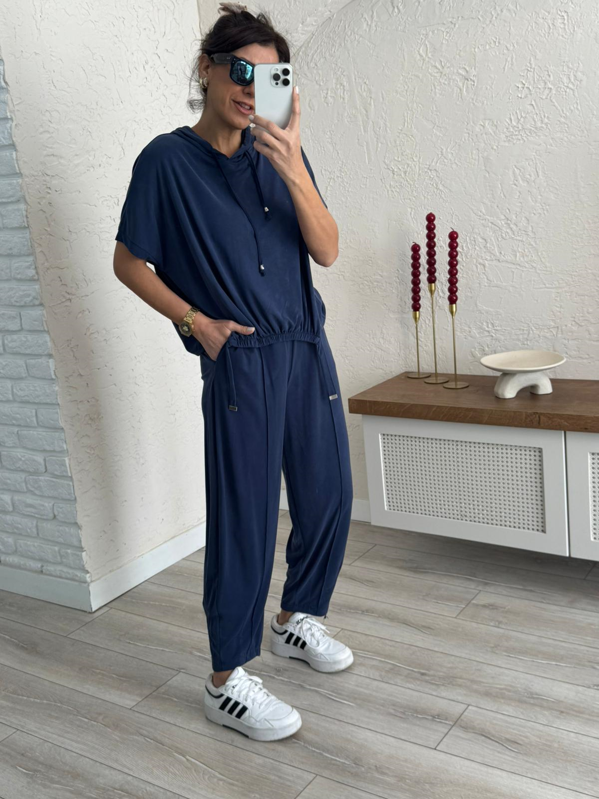 Modal Süprem Takım Eskitme Lacivert