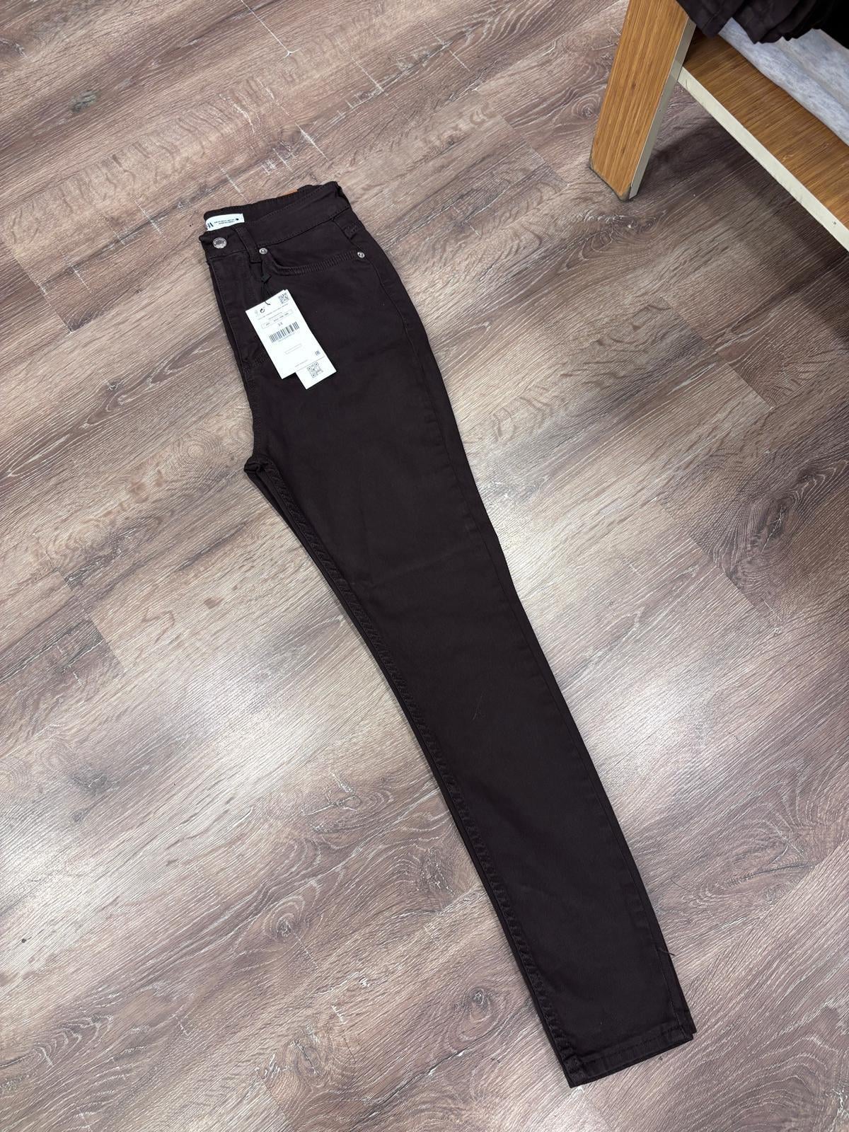 Premium Seri Likralı Skinny Jean Kahve 