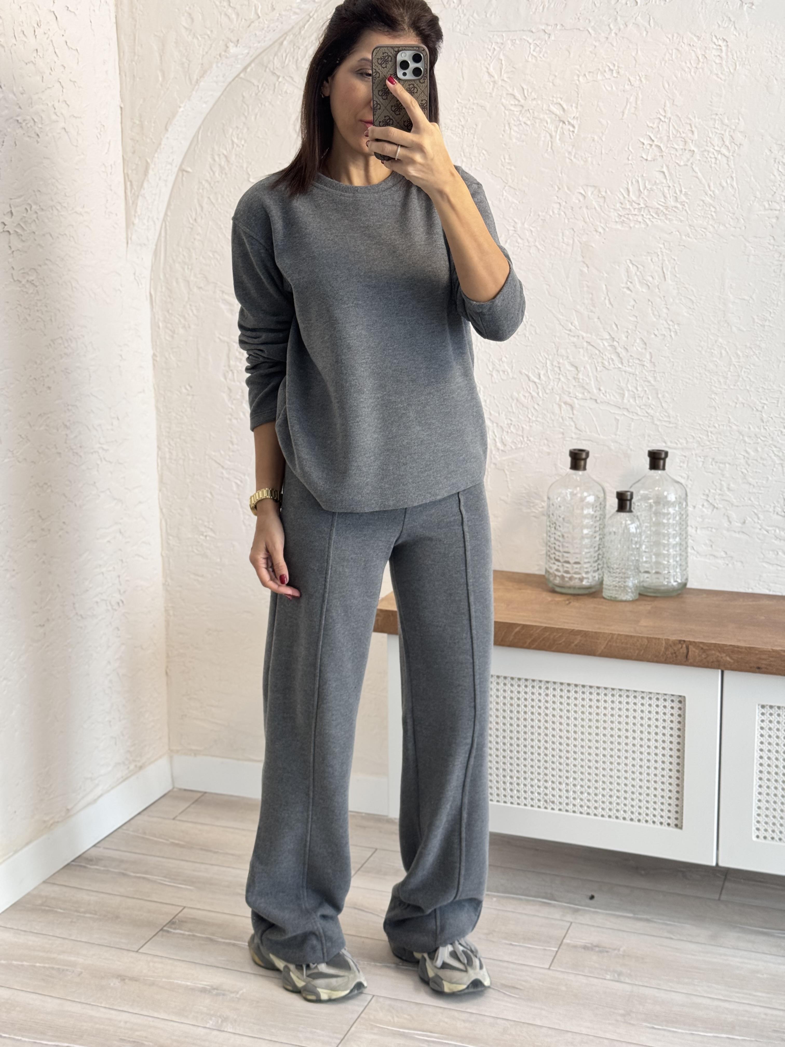 Selanik Kumaş Takım Gri