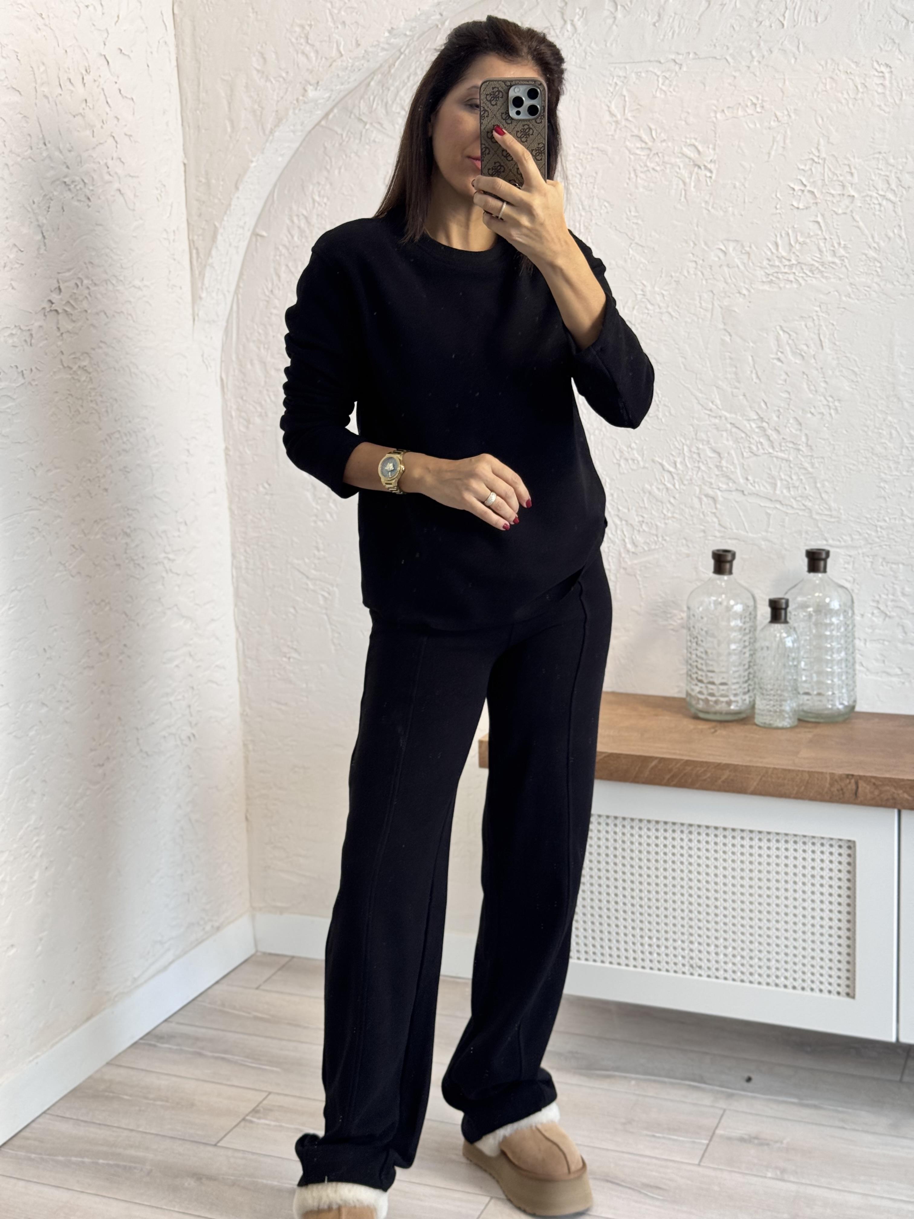 Selanik Kumaş Takım Siyah