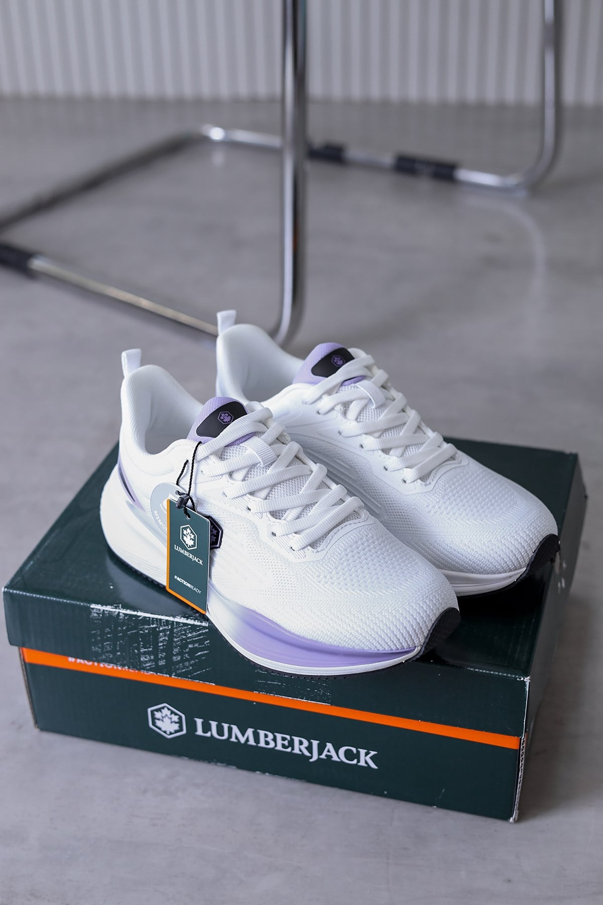 lj2581 model 2 cm tabanlı orjinal marka spor ayakkabı BEYAZ