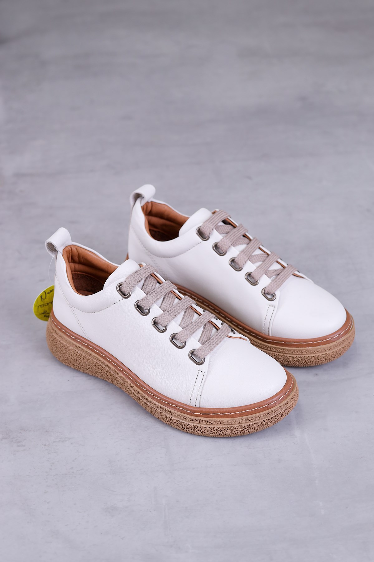 m7750 model mammamia marka 3 cm tabanlı yeni sezon orjinal deri spor ayakkabı TEN