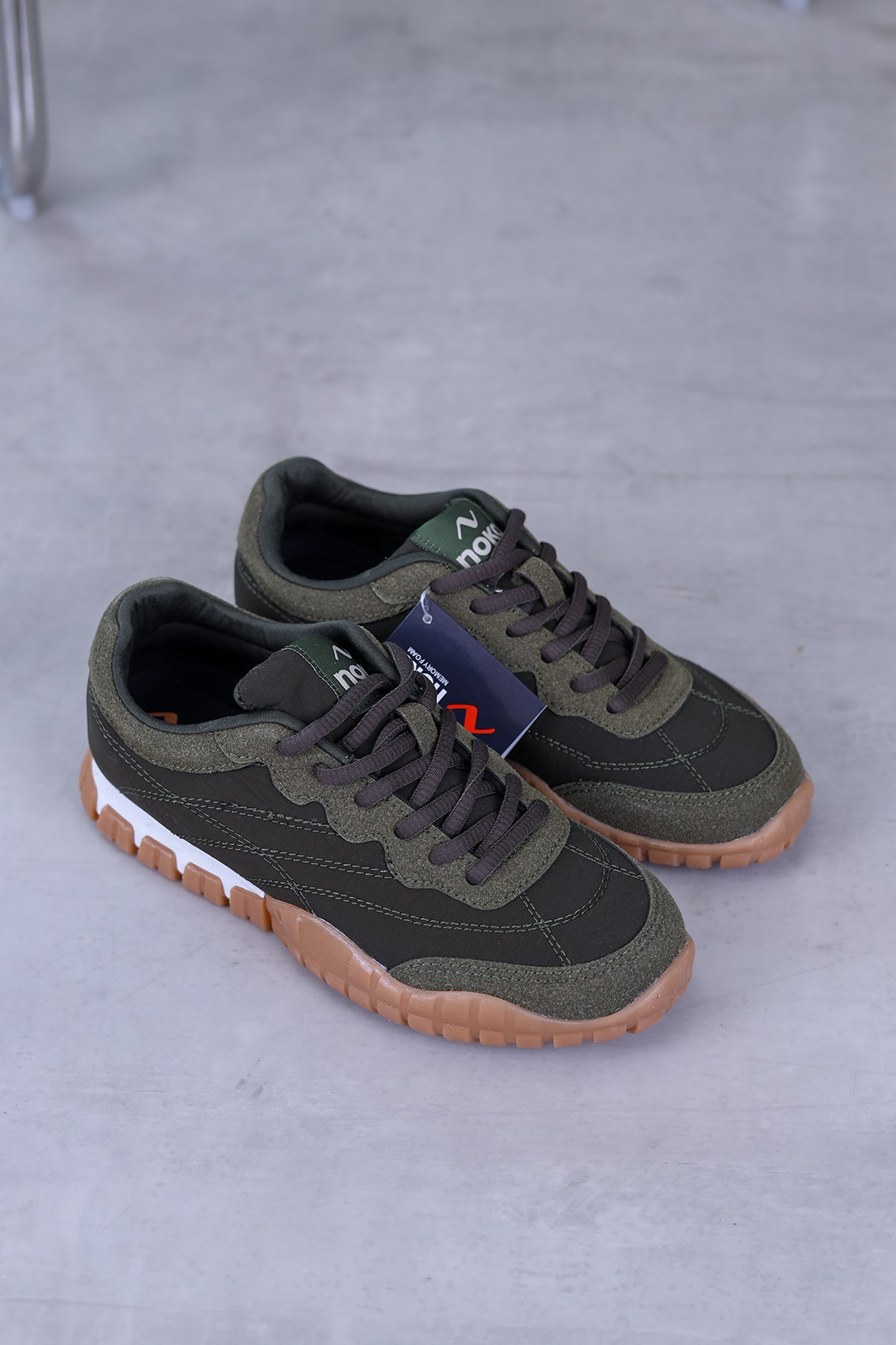 motta model 3 cm taban yeni sezon spor ayakkabı HAKI