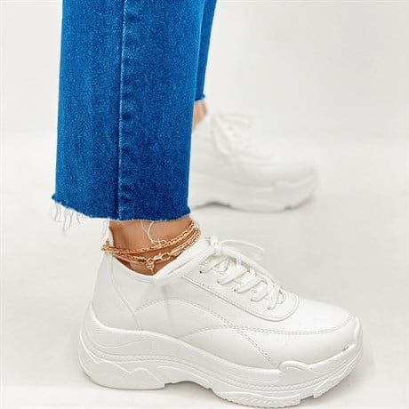 Sanzelize Model Confort Spor Ayakkabi Beyaz - Still Durağı