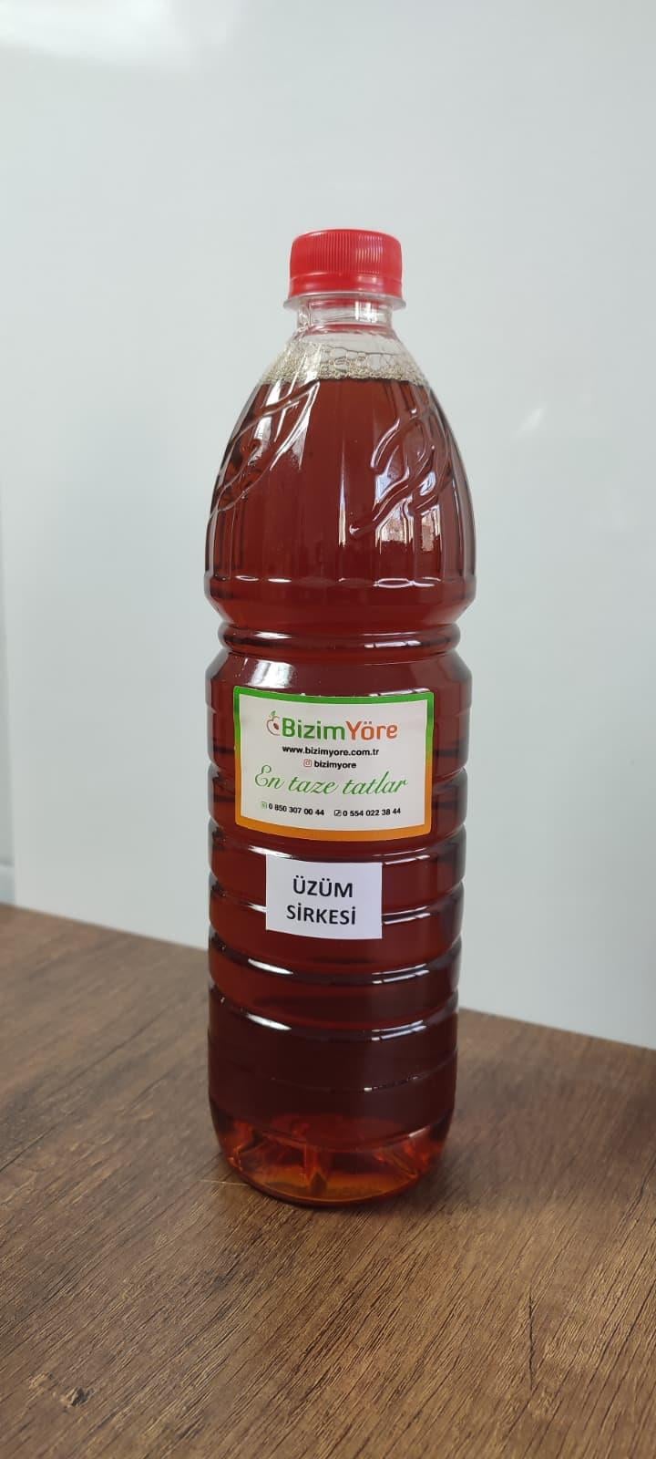 Doğal SirkelerDoğal Ev Yapımı Üzüm Sirkesi 1 Lt | Katkı Yok %100 Saf