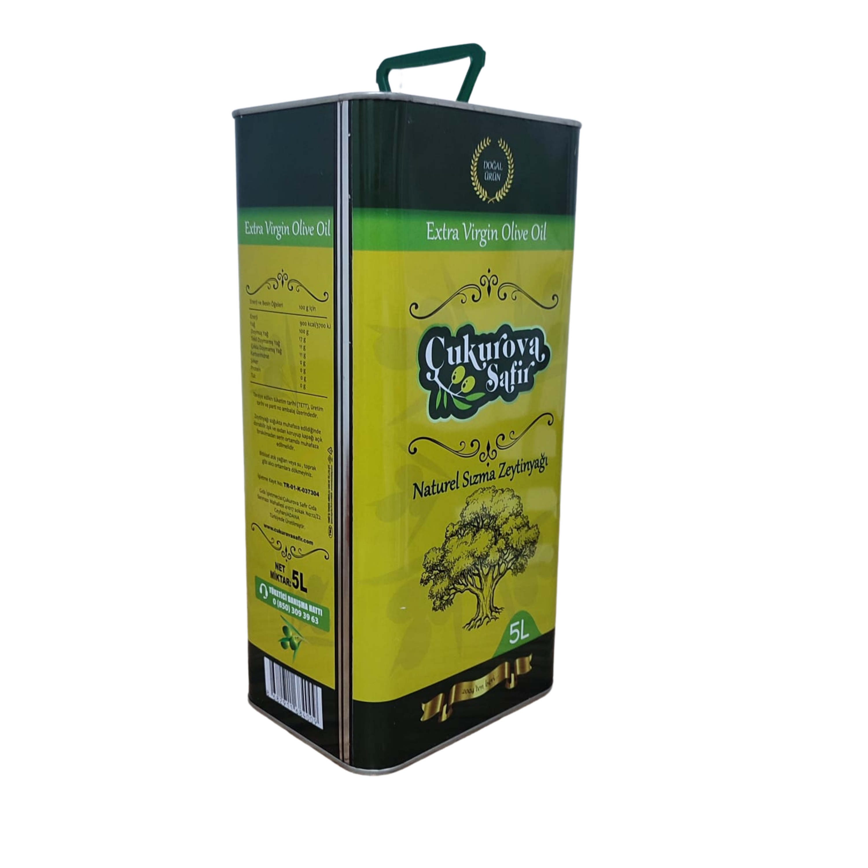 KahvaltılıklarZeytin Yağı 1 Lt. | Soğuk Sıkım %100 Katkısız ve Hakiki