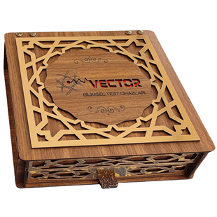 Hediyelik Kayısı TabağıKurumlara Özel Logolu Çekmeceli  Ahşap Hediyelik Kayısı Lokum 2.8 Kg