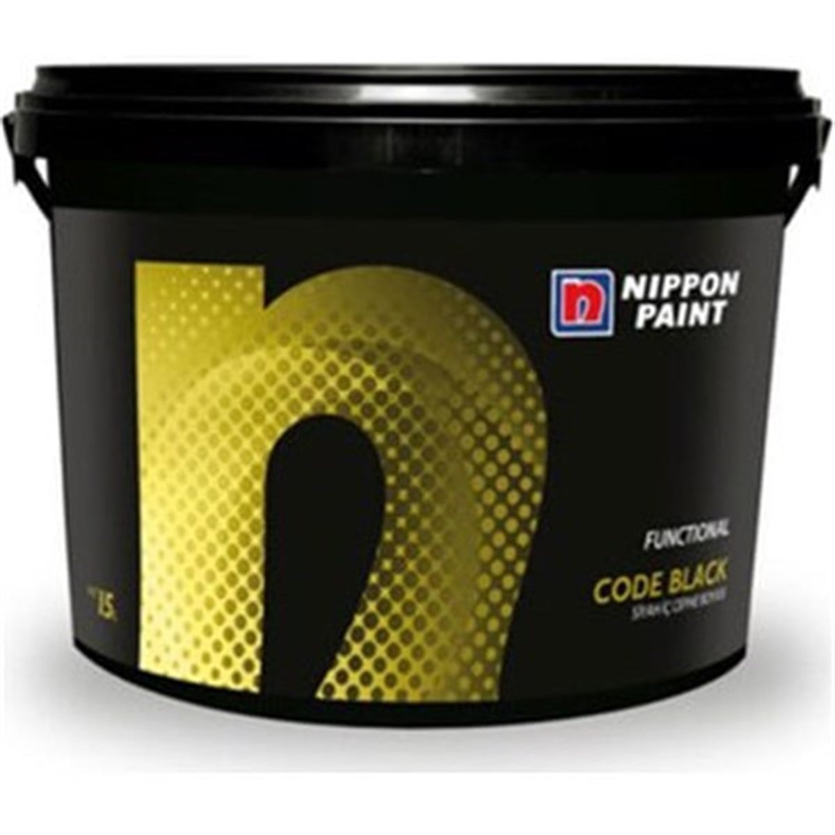 Code Black 2.5Lt Nippon Paint / Tam Siyah İç Cephe Boyası