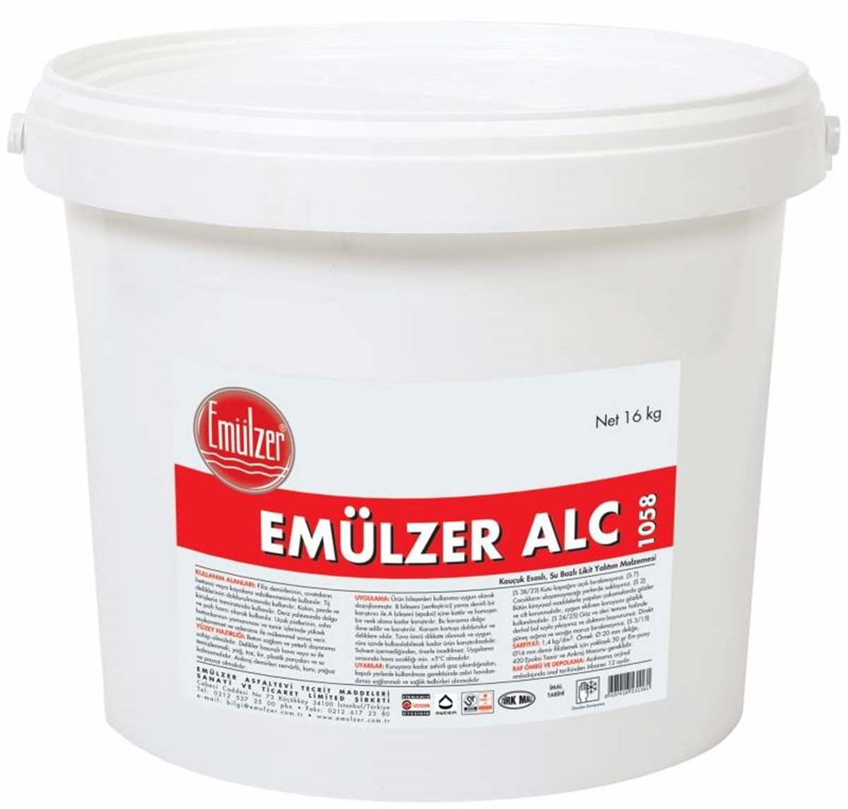 Emülzer ALC 16Kg Bitüm-Kauçuk Esaslı Likit Membran