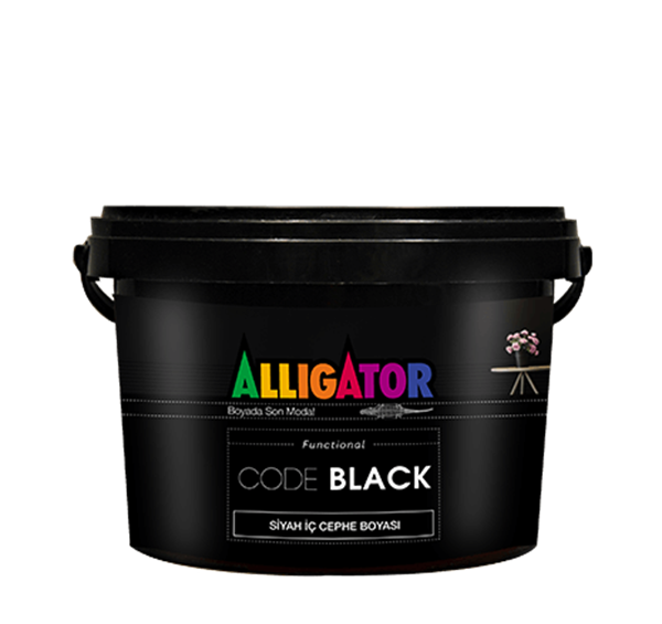 Code Black 2.5Lt / Alligator Tam Siyah İç Cephe Boyası