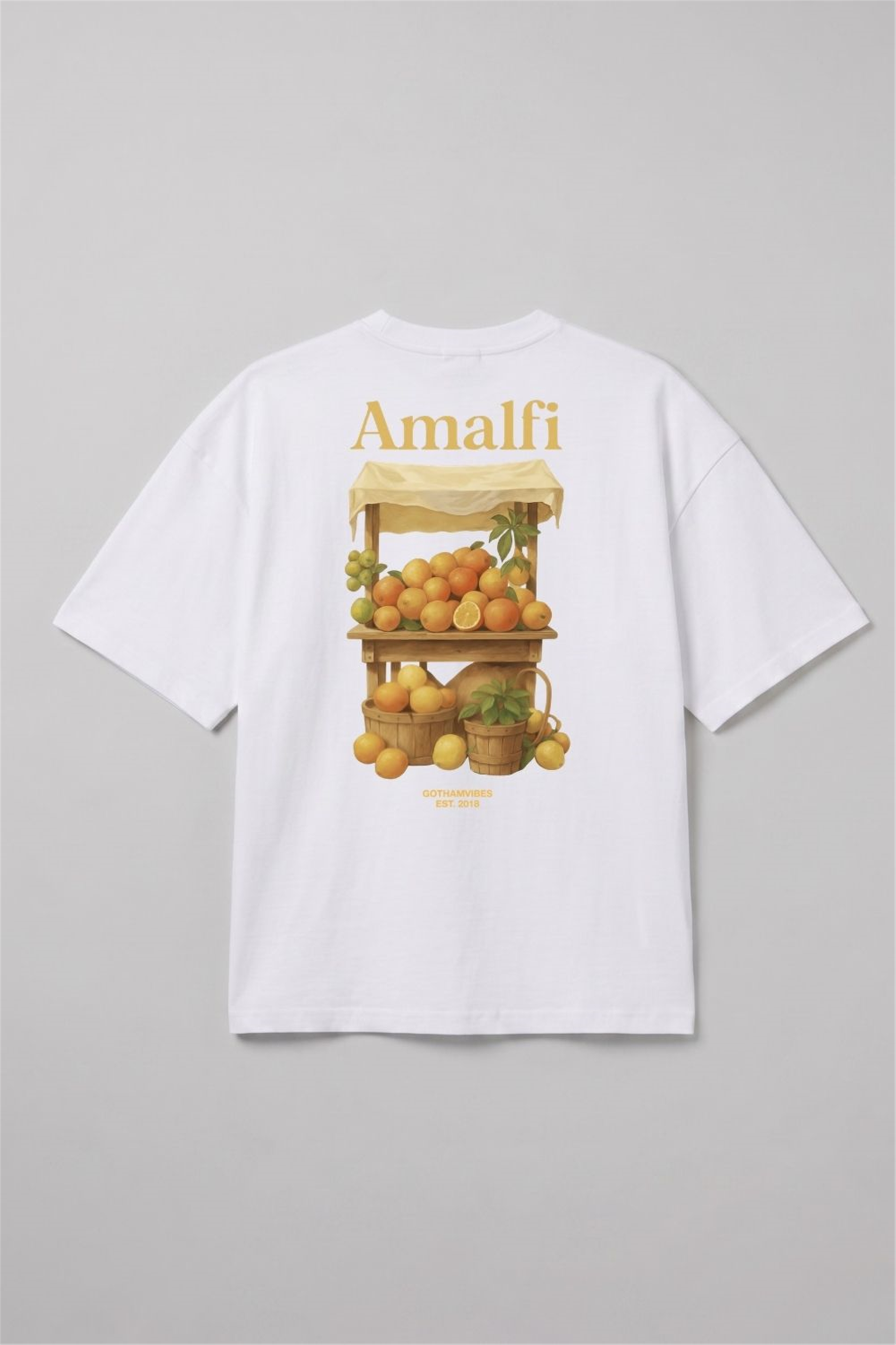 Amalfi Oversize Beyaz T-Shirt