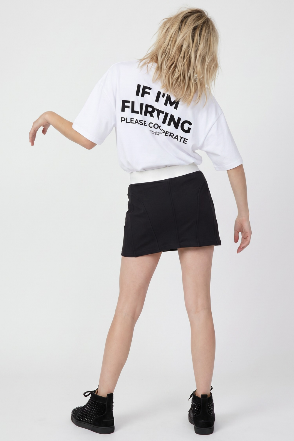 Boxy Cooperate Beyaz Premium T-Shirt
