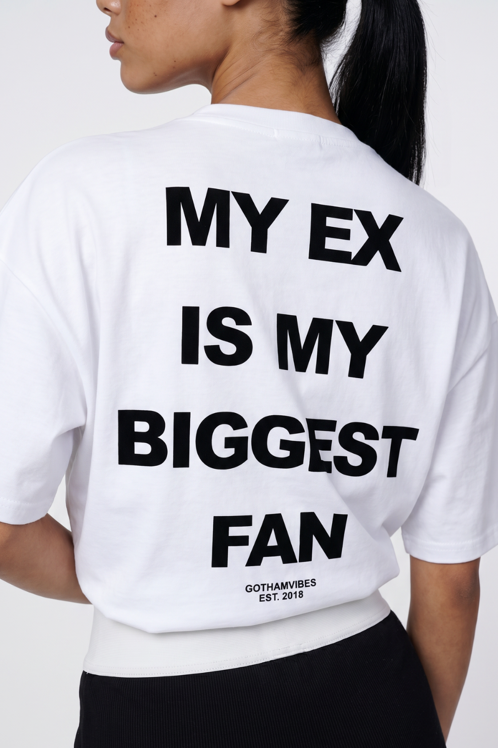 Boxy Ex Beyaz Premium T-Shirt