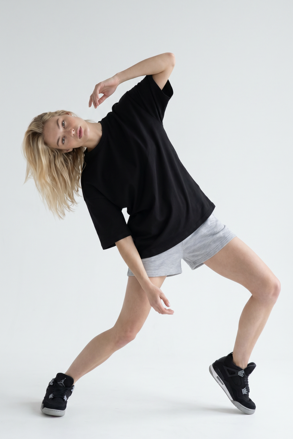 Boxy Ex Siyah Premium T-Shirt