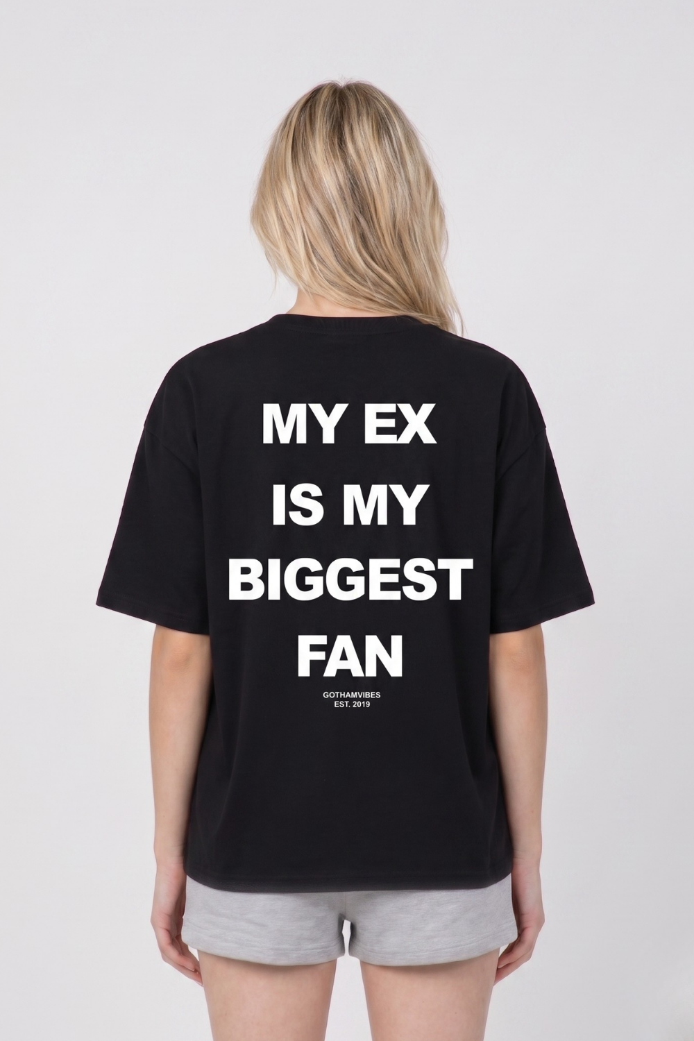 Boxy Ex Siyah Premium T-Shirt