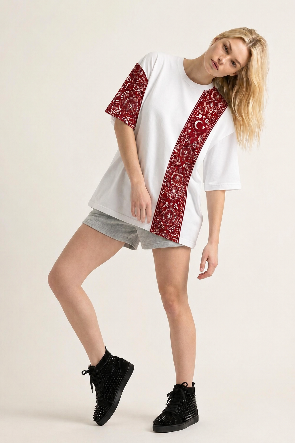 Boxy Türkiye Beyaz Premium T-Shirt