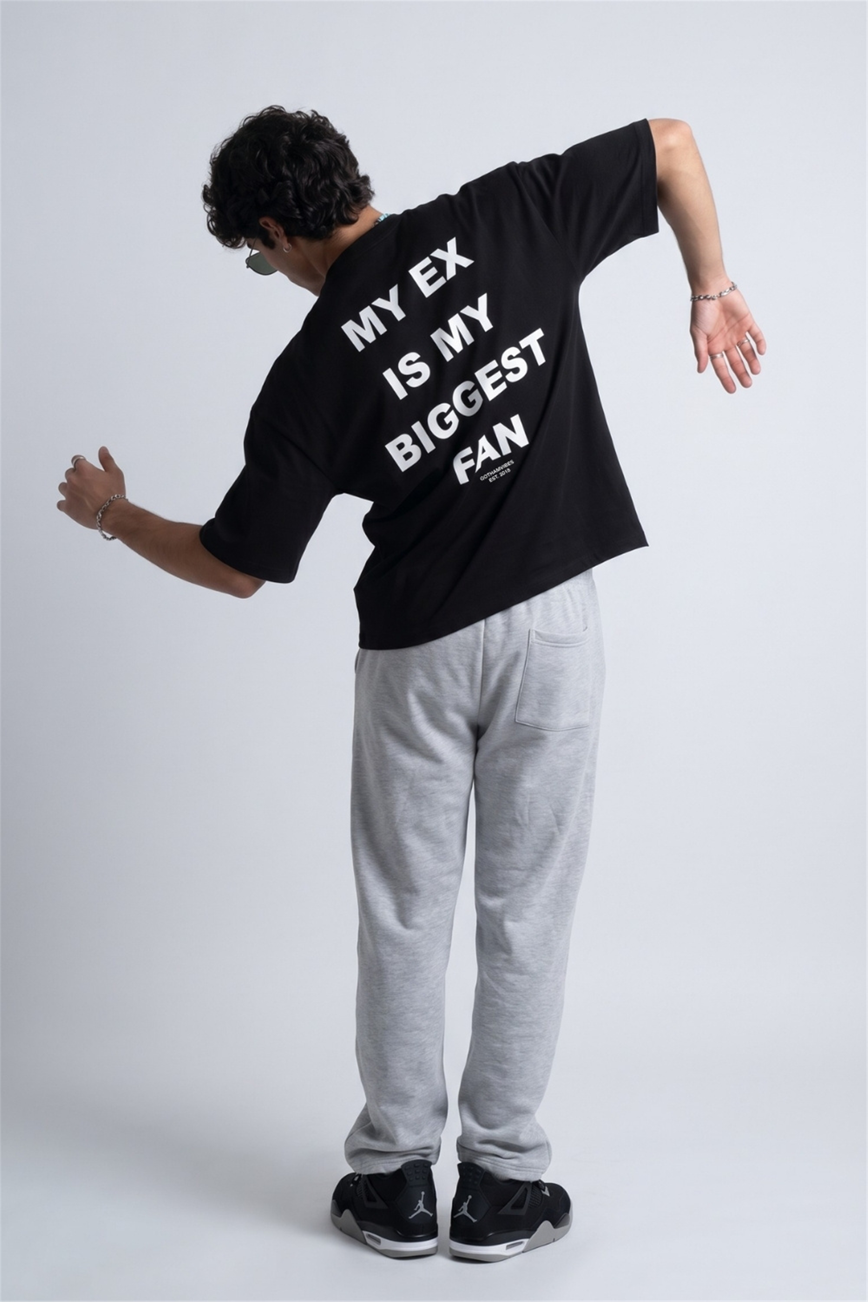 Boxy Ex Siyah Premium T-Shirt