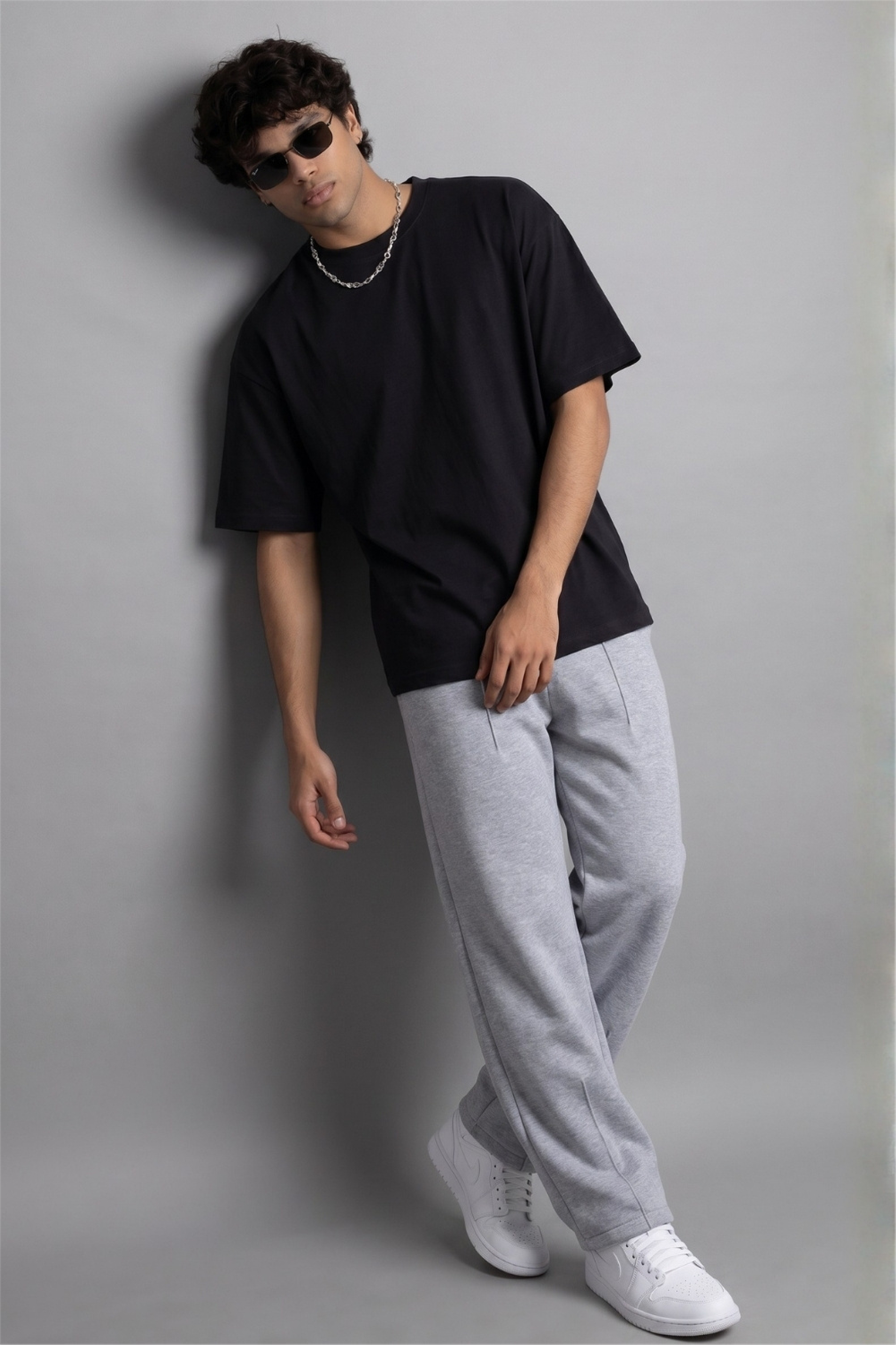 Boxy Star Siyah Premium T-Shirt