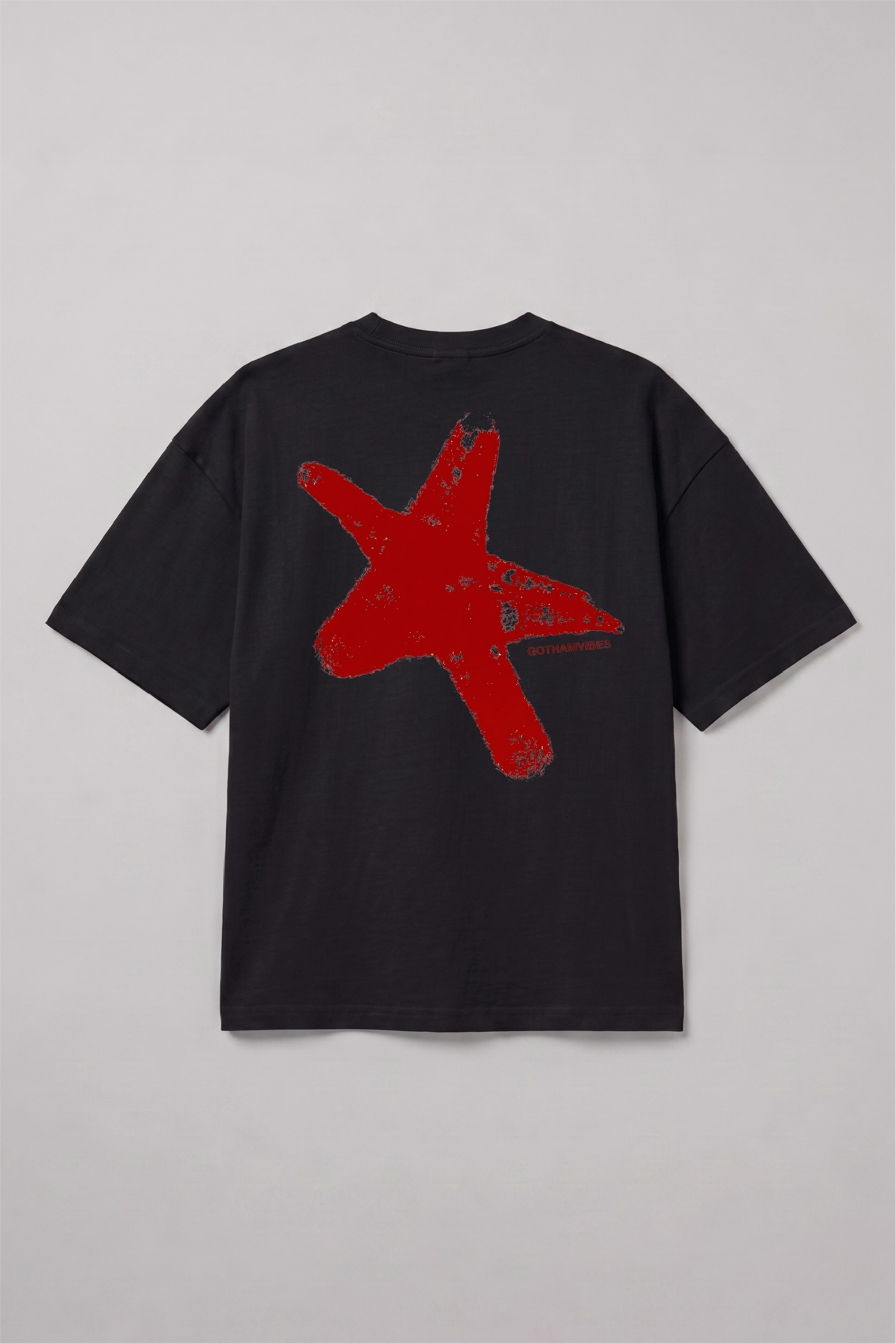 Boxy Star Siyah Premium T-Shirt