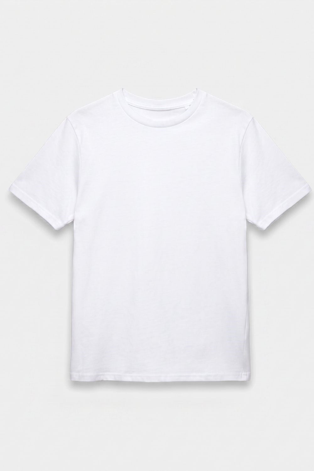 Erkek Muscle Fit Beyaz T-Shirt