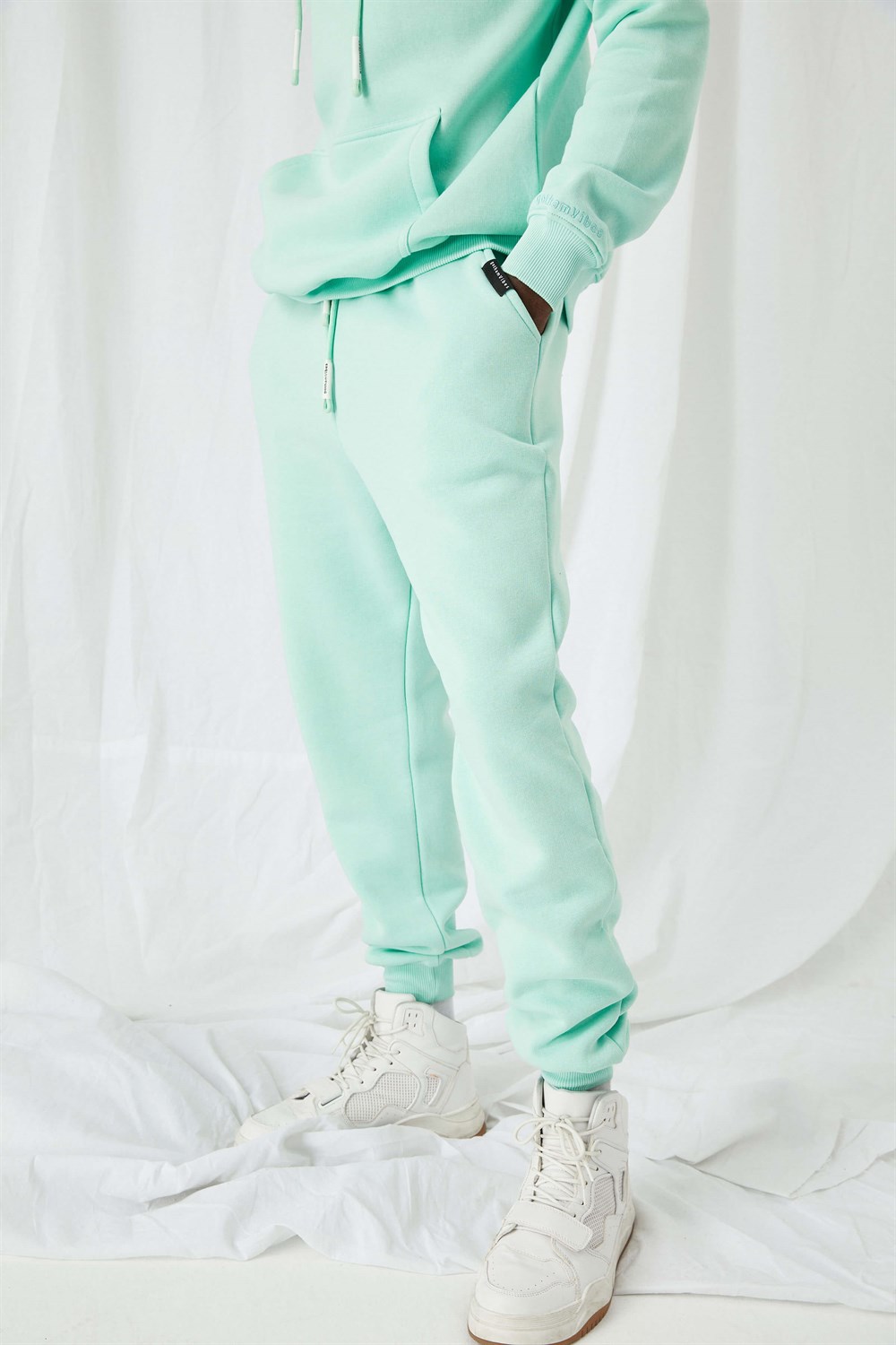 Erkek Rahat Kesim Mint Eşofman Alt