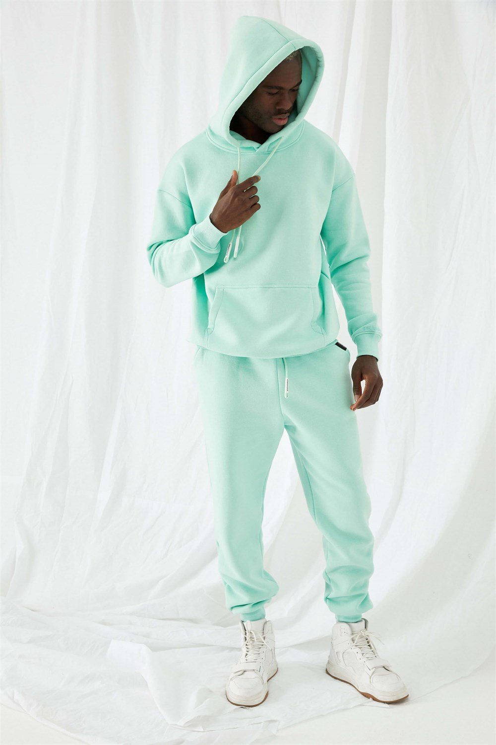 Erkek Rahat Kesim Mint Eşofman Alt