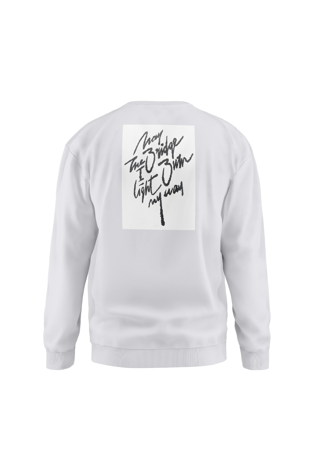 Erkek Burn Oversize Gri Sweatshirt
