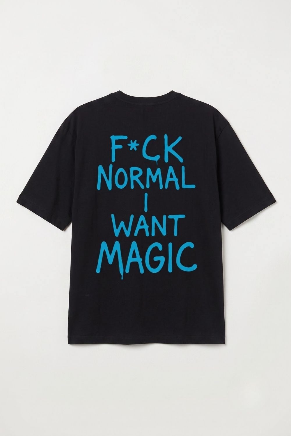 Erkek Relaxed 006 Oversize Siyah T-Shirt