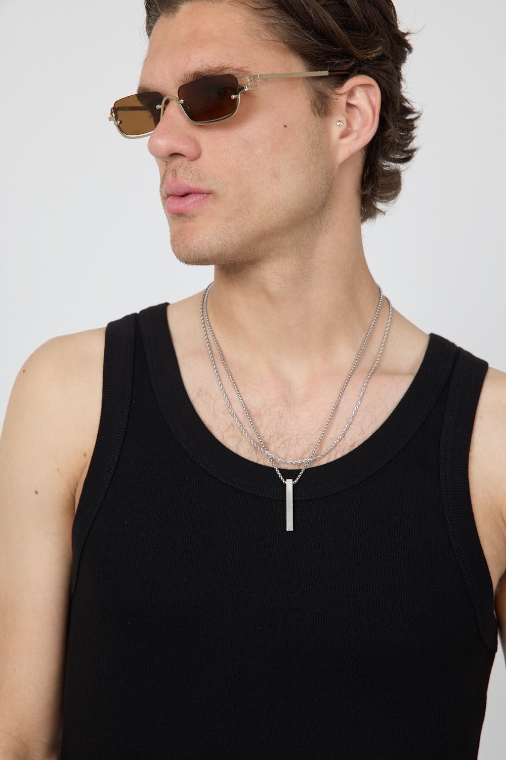 Erkek Tank Top Siyah Atlet