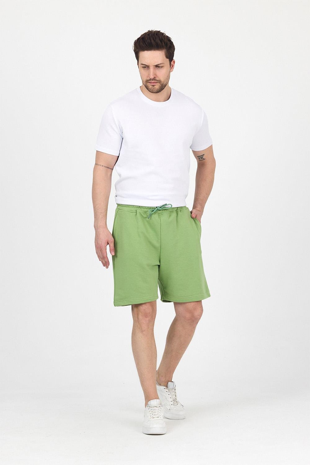 Erkek Timeless Fıstık Yeşili Şort