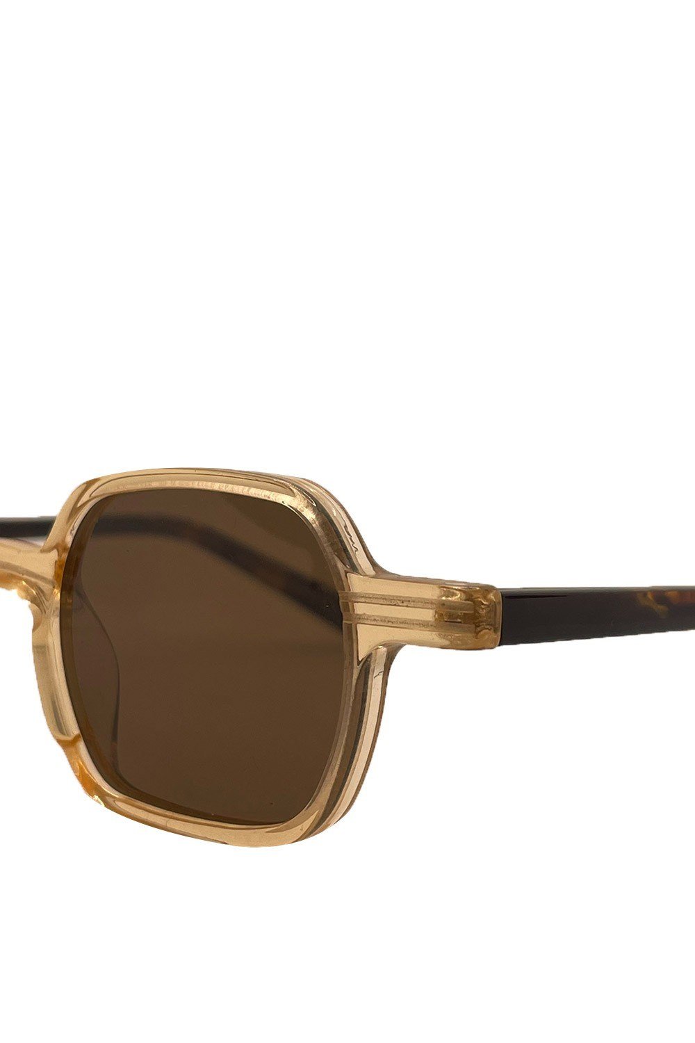 gothamVibes Bej Kare Güneş Gözlüğü - 003
