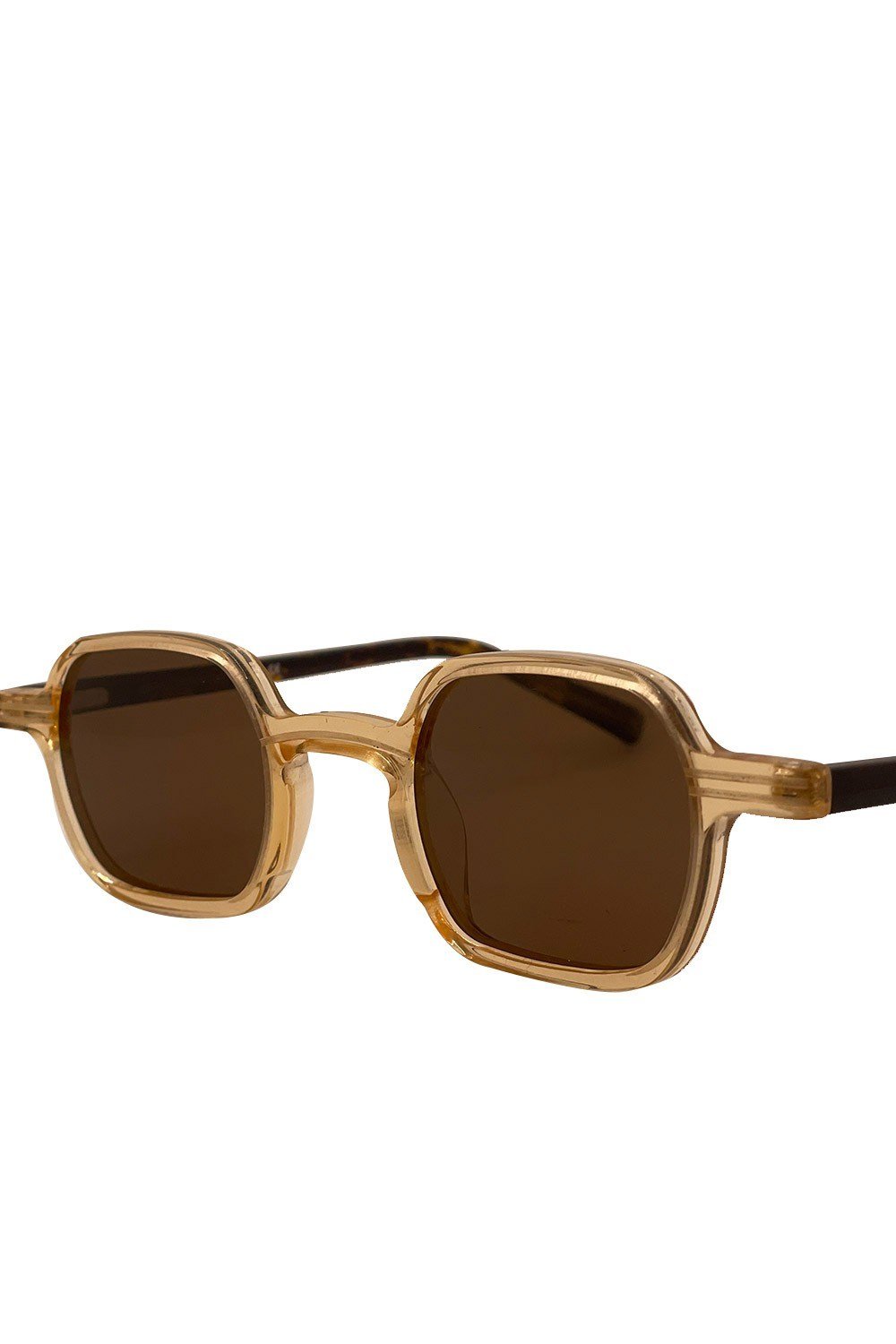 gothamVibes Bej Kare Güneş Gözlüğü - 003
