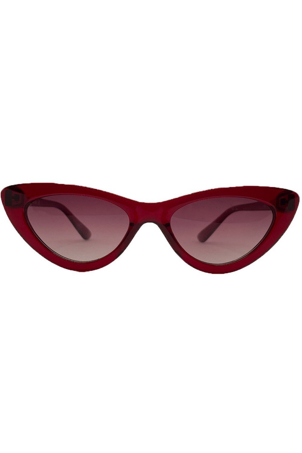 gothamVibes Kırmızı Cat Eye Güneş Gözlüğü - 002