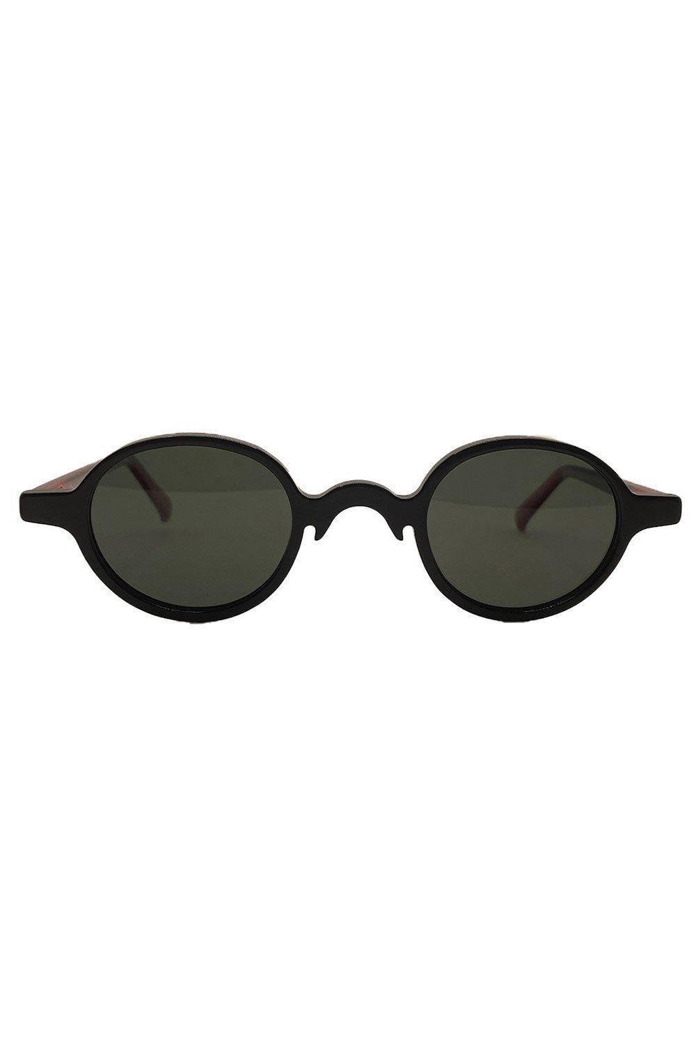 gothamVibes Siyah Yuvarlak Güneş Gözlüğü - 004