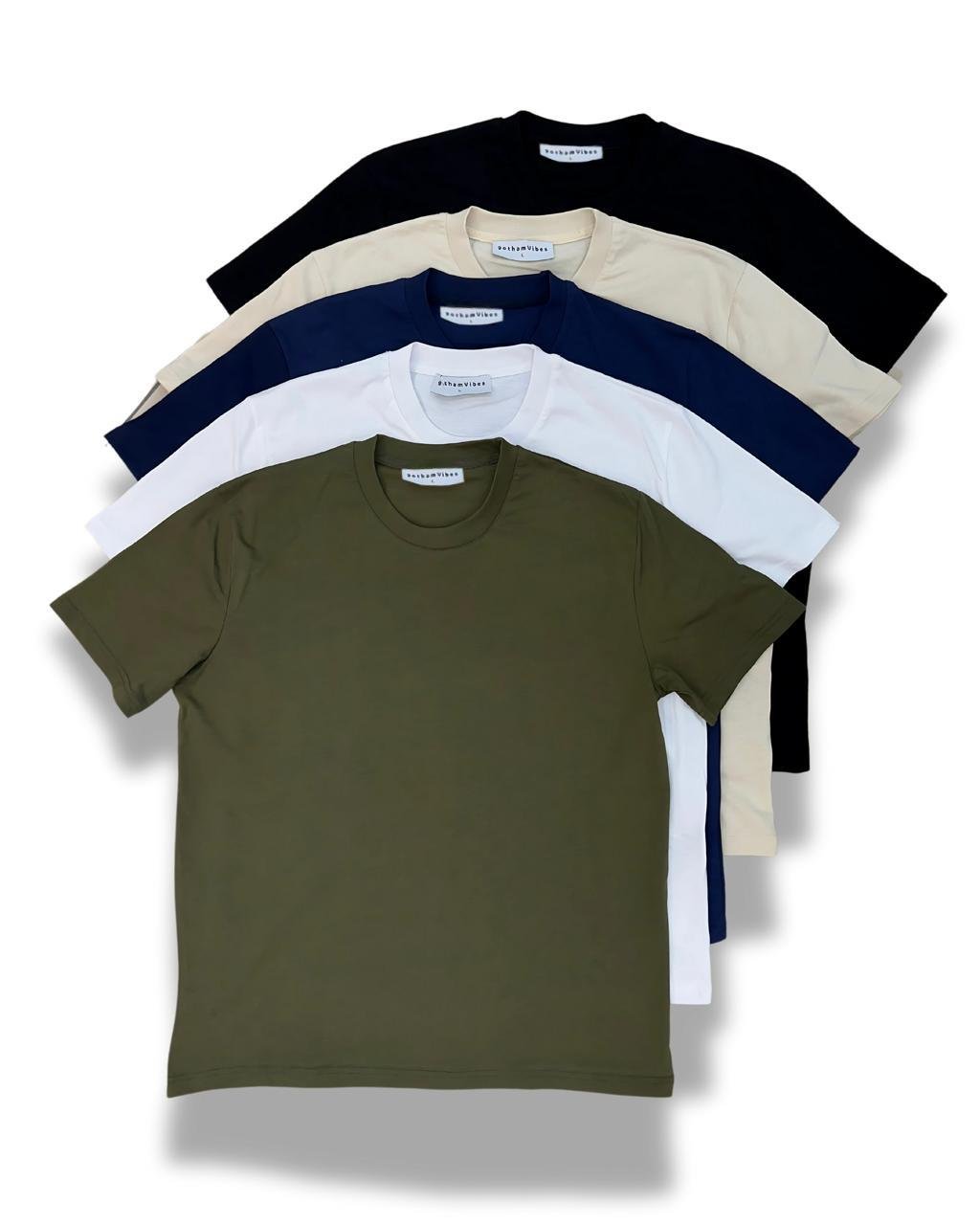 Kadın Basic 5li Paket T-Shirt