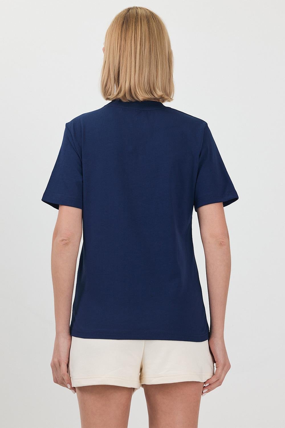 Kadın Basic Lacivert T-Shirt