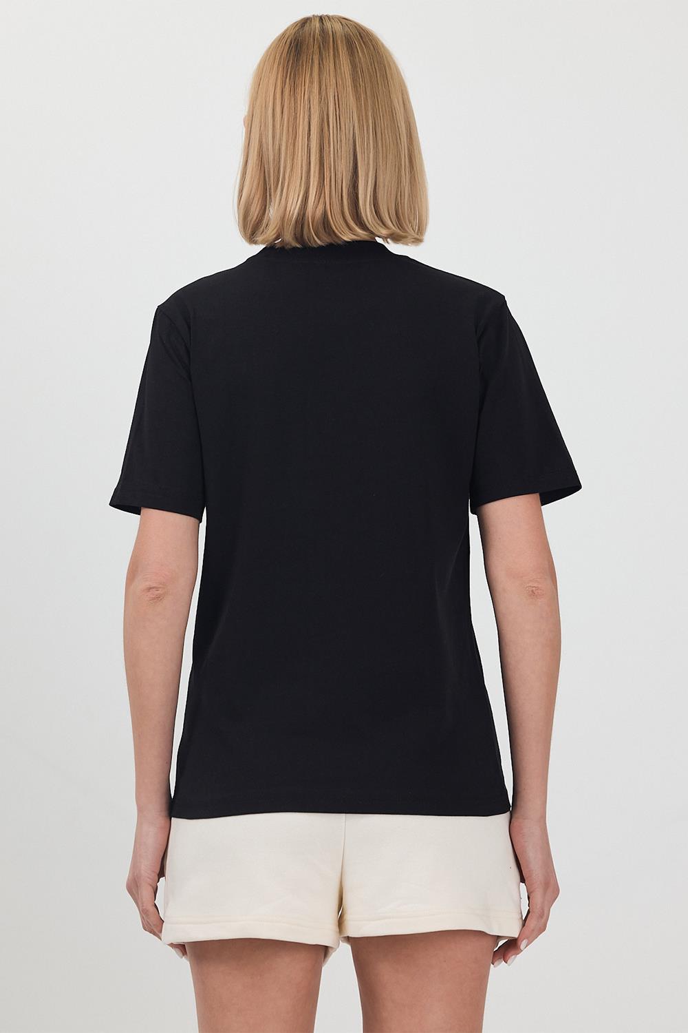 Kadın Basic Siyah T-Shirt