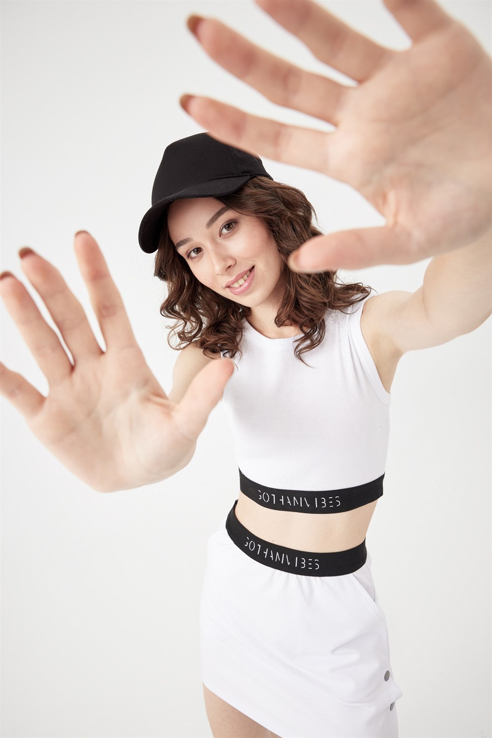 Kadın Bisiklet Yaka Beyaz Büstiyer