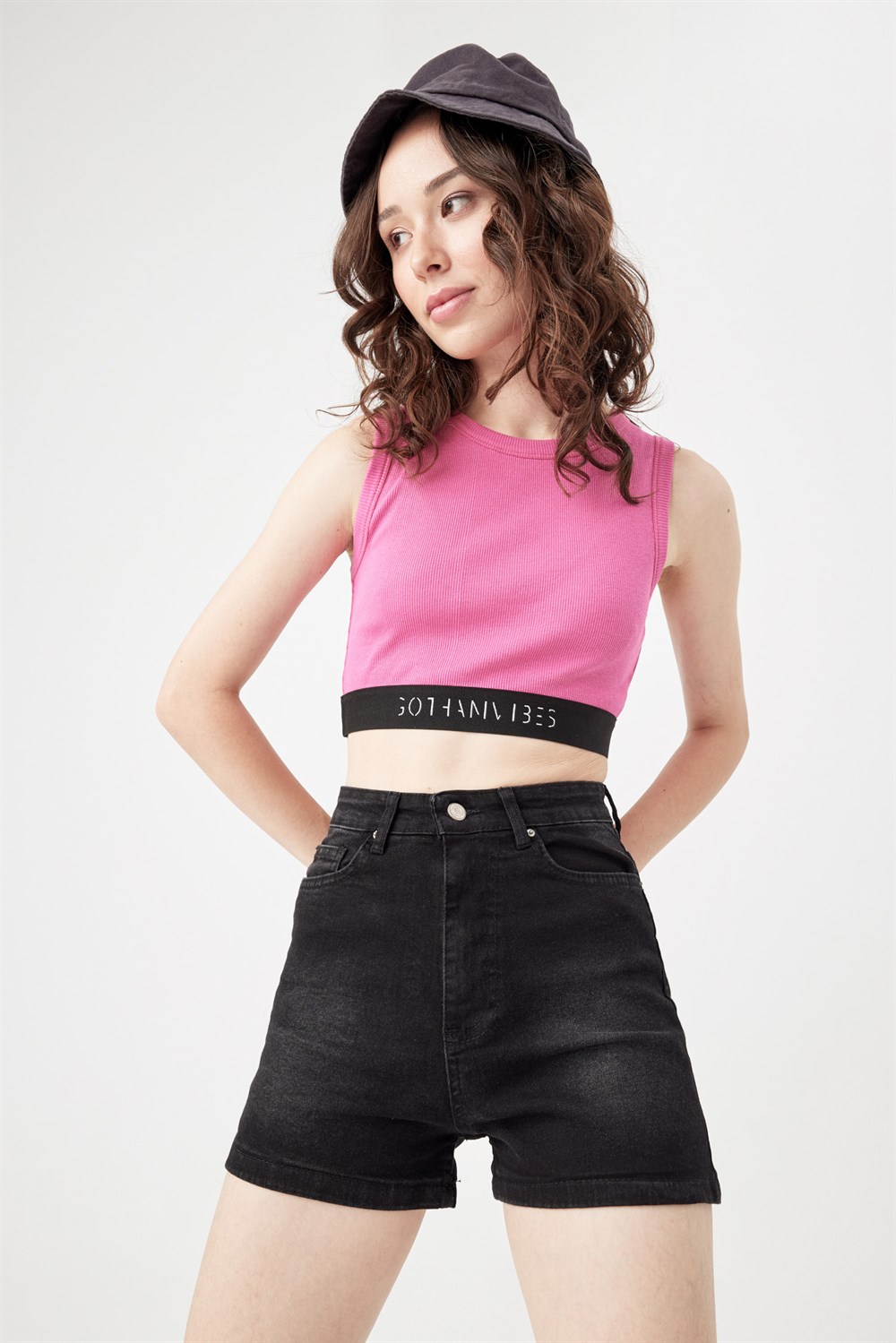 Kadın Bisiklet Yaka Fuşya Büstiyer