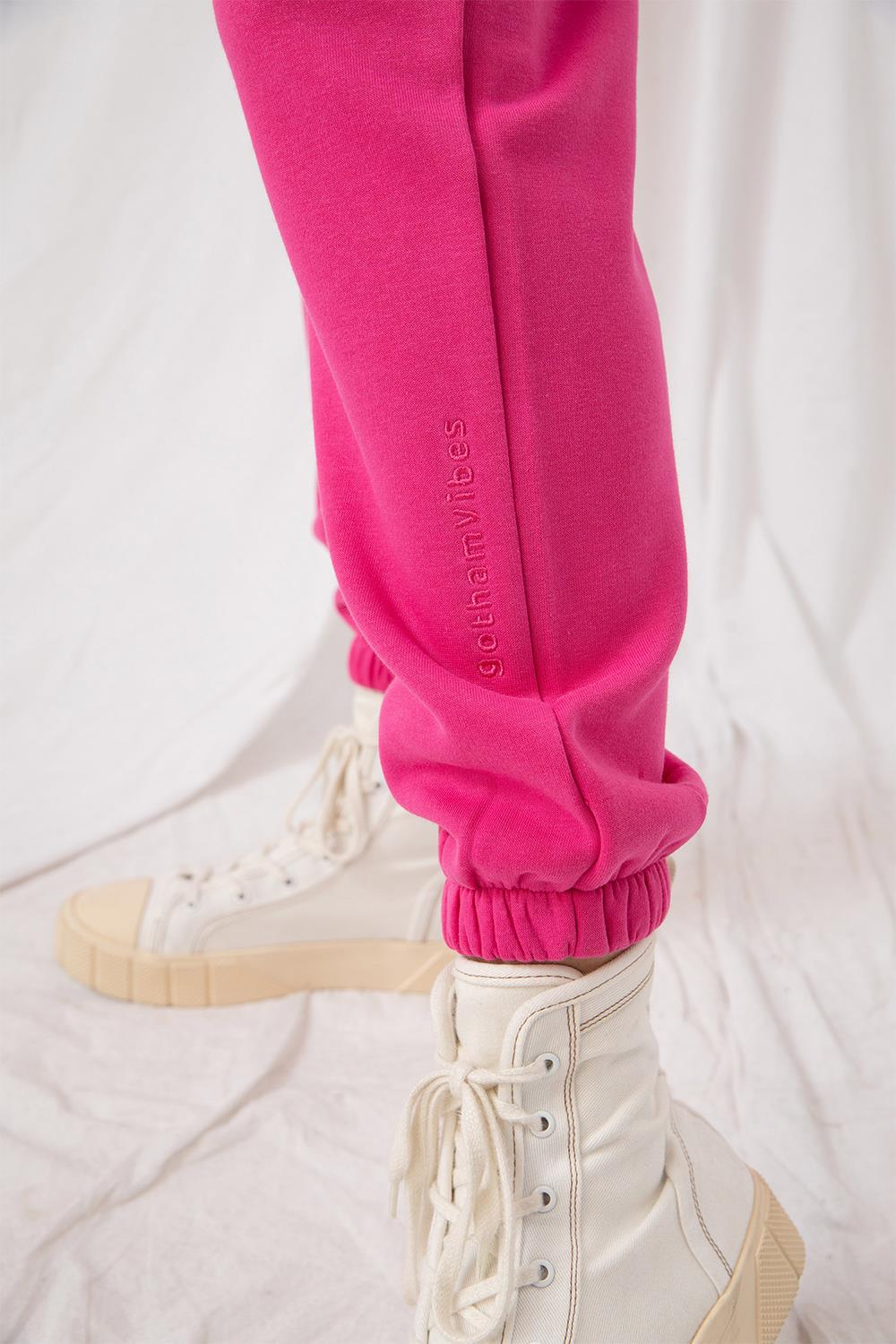 Kadın Jogger Fuşya Eşofman Altı
