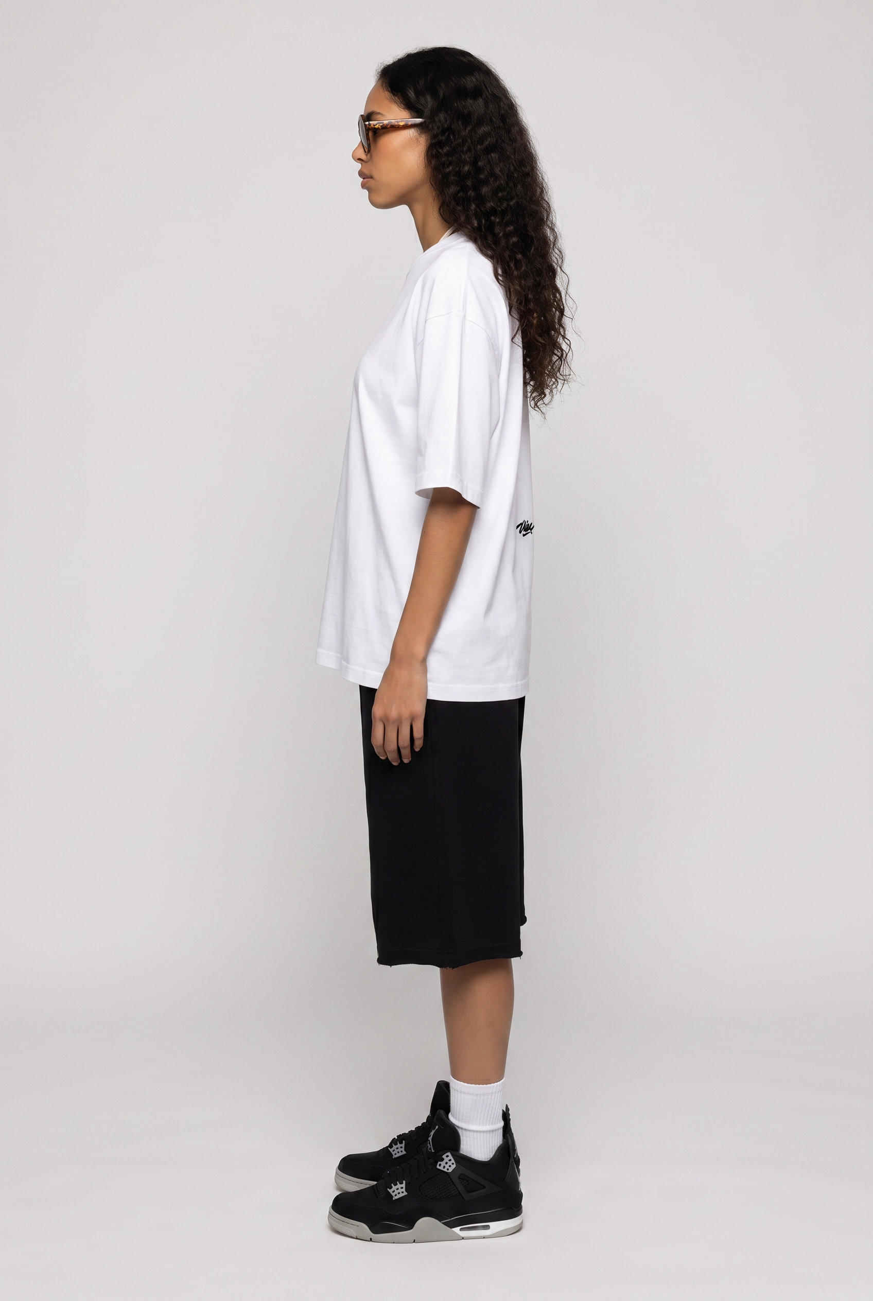 Kadın Take Me Oversize Beyaz T-Shirt