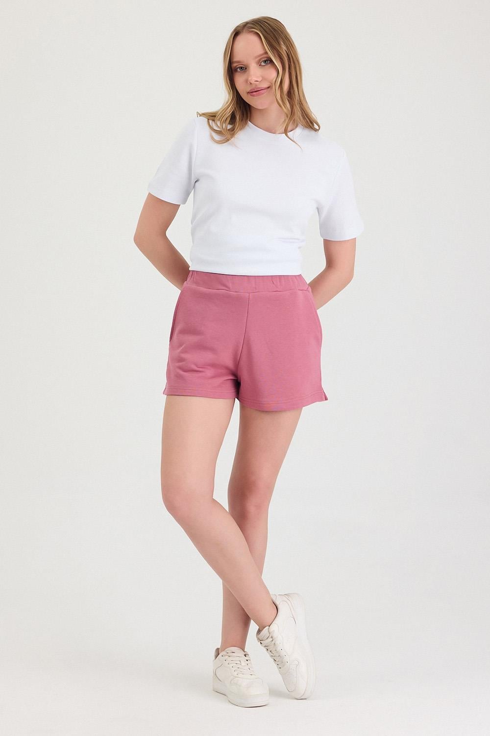 Kadın Timeless Gül Kurusu Şort