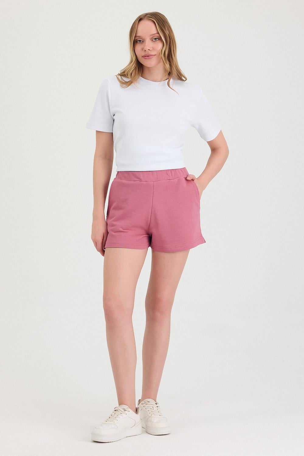 Kadın Timeless Gül Kurusu Şort