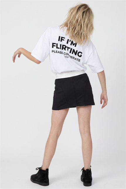 Boxy Cooperate Beyaz Premium T-Shirt