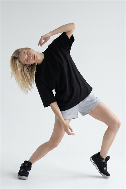 Boxy Ex Siyah Premium T-Shirt