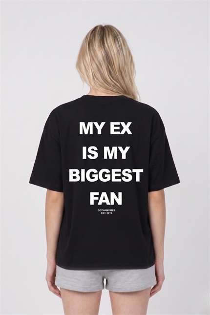 Boxy Ex Siyah Premium T-Shirt