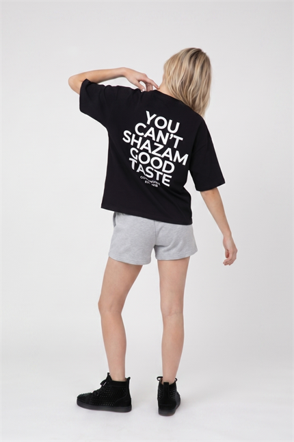 Boxy Shazam Siyah Premium T-Shirt