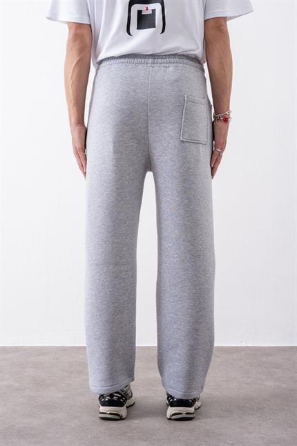 Erkek Baggy Chill Gri Eşofman Altı
