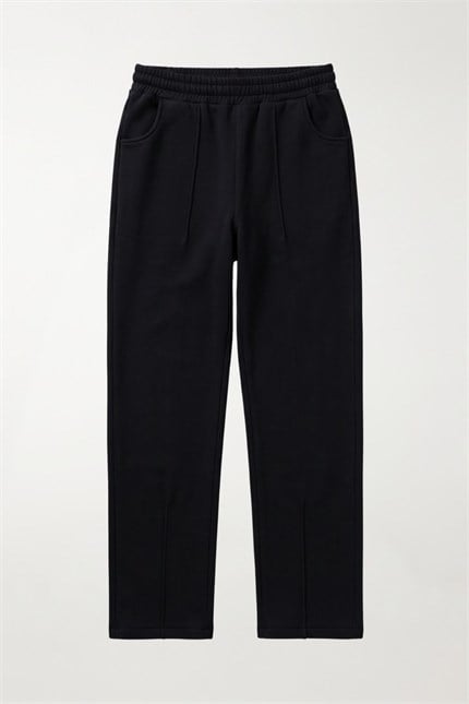 Erkek Baggy Chill Siyah Eşofman Altı